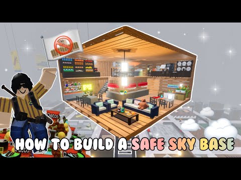 Видео: Как построить уютный дом для выживания в небе в Roblox SCP 3008