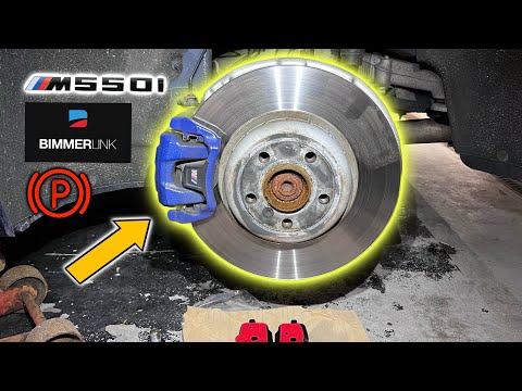 Видео: Замена задних тормозных колодок BMW M550I 2018 года