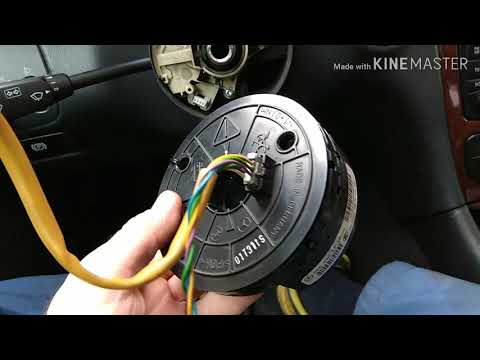 Видео: Mercedes W203/210/211 КАК поменять Гитару поворотников, Лента Air Вag ®️