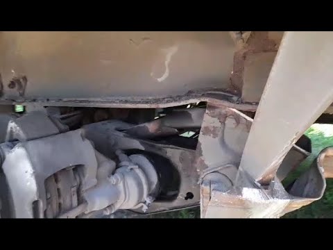 Видео: После ДТП. #полуприцеп #ремонтрамы #рихтовка 