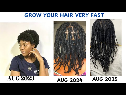 Видео: Отрастите волосы очень БЫСТРО, используя эту технику/советы по росту волос