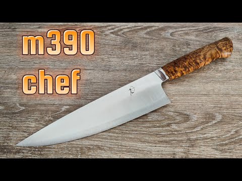 Видео: Заточка Шеф нож m390 Петра Смородникова. Zag Max+, Алмазы резиновые, Matrix