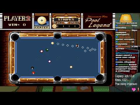 Видео: Матчи турнира (и не только) по Minnesota Fats: Pool Legend (Sega). Команды не работают.