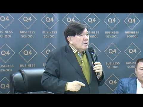 Видео: Q4 бизнес мектебіне келген Мұхтар Шаханов не айтты?