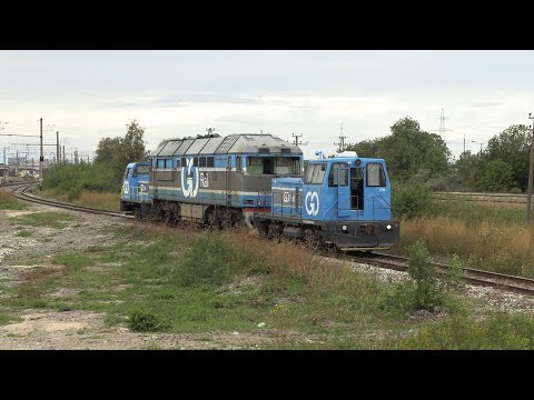 Видео: Тепловозы ТГМ23В-1425+ТЭП70-0236+ТГМ40-0744 / TGM23V-1425+TEP70-0236+TGM40-0744