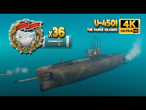 Видео: Подводная лодка U-4501: красивая медаль «воин-одиночка» - World of Warships