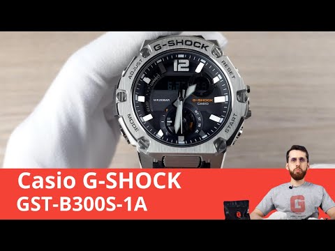 Видео: Стальные G-SHOCK на все случаи жизни / Casio GST-B300S-1A