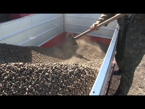 Видео: Гранулированный куриный помет часть 1.