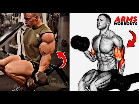 Видео: 8 упражнений для рук профессионального уровня для огромных пиков бицепсов и подковообразных трице...