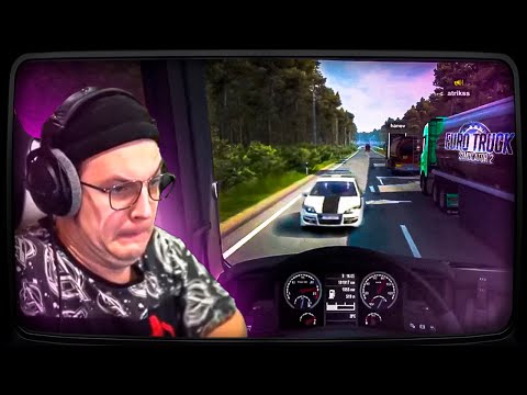 Видео: Вованыч Вспоминает как крутить баранку и врезается в Коллег Euro Truck Simulator  | Нарезка ФУГА TV