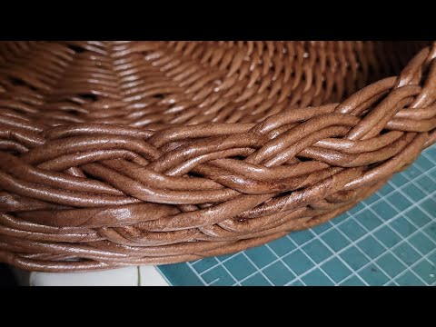 Видео: Загибка имитация косичка #плетениеизгазет