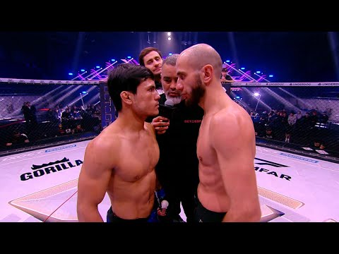 Видео: Опасный проспект из Узбекистана сломал соперника! Азизбек Темиров vs Элмир Джафаров