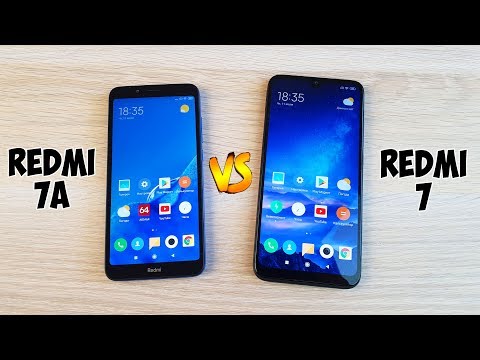 Видео: XIAOMI REDMI 7A vs REDMI 7 - В ЧЕМ РАЗНИЦА? ПОЛНОЕ СРАВНЕНИЕ!