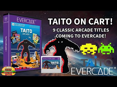Видео: Evercade Taito Arcade 1 - 9 классических аркадных игр выйдут на картридже!