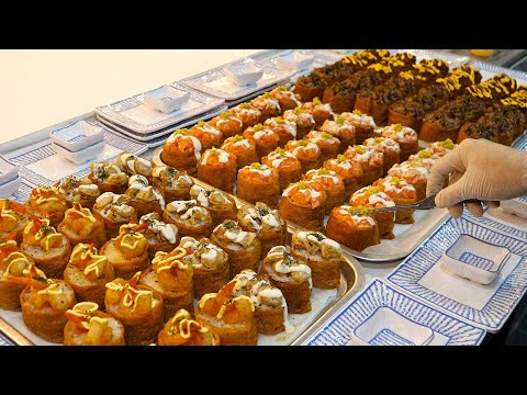 Видео: Гигантские суши с тофу ручной работы с различными начинками / Корейская кухня