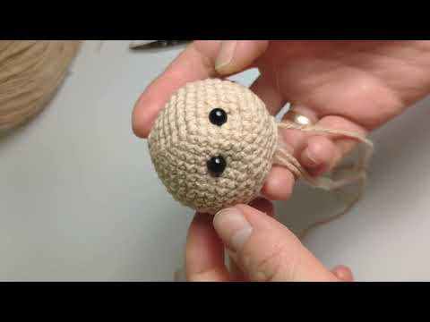 Видео: Утяжка глаз у игрушки. Needle sculpting