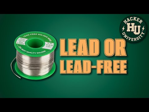 Видео: Свинцовый припой против бессвинцового припоя против серебряного припоя
