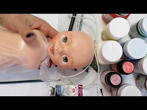 Видео: Роспись глаз кукле