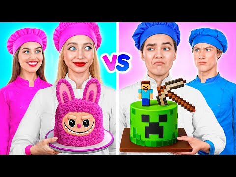 Видео: Кулинарный Челлендж: Мальчики VS Девочки | Забавные Кухонные Лайфхаки от Multi DO Smile