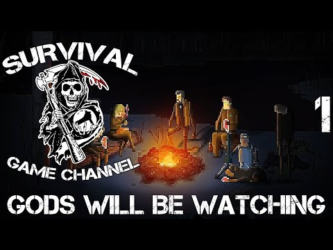 Видео: Gods Will Be Watching Прохождение На Русском #1 — КОМАНДА ВЫЖИВШИХ