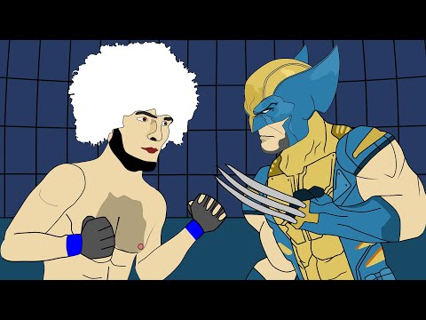 Видео: ХАБИБ vs РОСОМАХА (Битва мутантов)