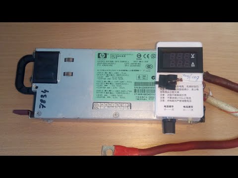 Видео: Зарядное для акб на базе hp hstns pd11 (dps-1200fb) из г.Желтые Воды