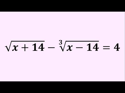 Видео: Удивительное радикальное уравнение | Попробуйте!