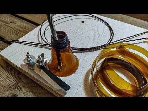 Видео: Простой бутылкорез за несколько минут. Леску для триммера больше не покупаю. doRABOTKA