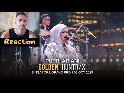 Видео: PUTRI ARIANI COVER - HUNTR/X - GOLDEN (ЖИВОЕ ВЫСТУПЛЕНИЕ НА ФОРМУЛЕ 1 В СИНГАПУРЕ 2025) Реакция