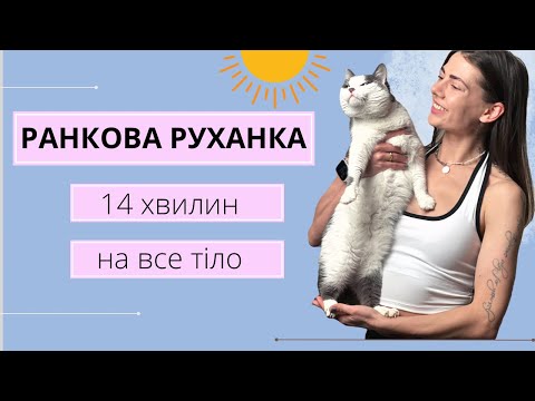 Видео: Ранкова руханка/ зарядка / розминка для всього тіла на кожен день 💫