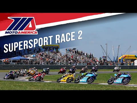 Видео: Motovation Supersport Race 2 в Нью-Джерси 2025 – ПОЛНЫЙ ВИДЕОГОНКА | MotoAmerica
