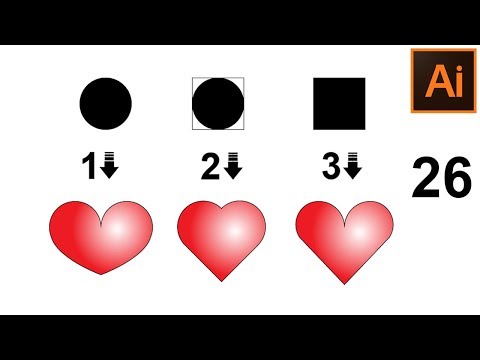 Видео: How to Draw a Heart 💖 Как нарисовать сердце ❤ 3 способа Красивое сердце Adobe Illustrator💕 Урок 26