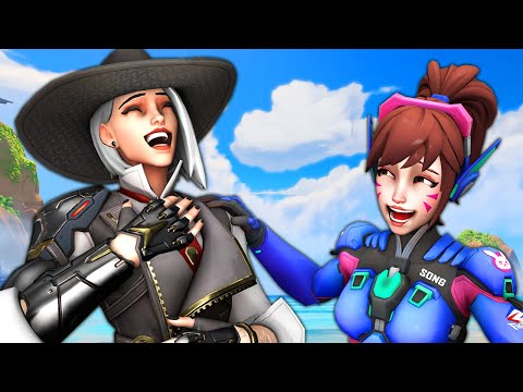 Видео: OVERWATCH, но мы не можем перестать смеяться