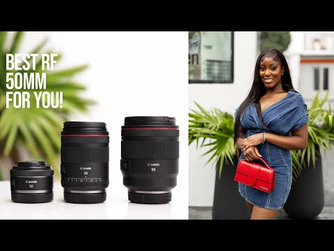 Видео: Разбор объективов Canon RF 50mm Prime: F/1.2, F/1.4 и F/1.8 — какой из них лучше для вас!