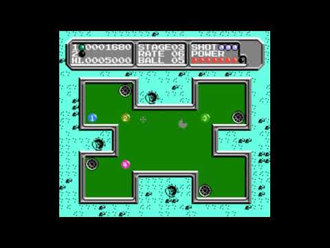Видео: Dendy (Famicom,Nintendo,Nes) 8-bit Lunar Pool / Лунный Бассейн Stage 1-10 Прохождение