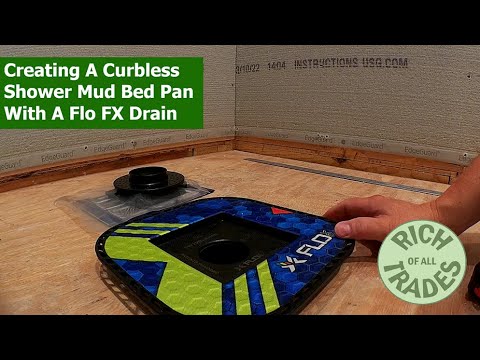 Видео: Создание поддона для душа без бортика с помощью сливного устройства Flo FX