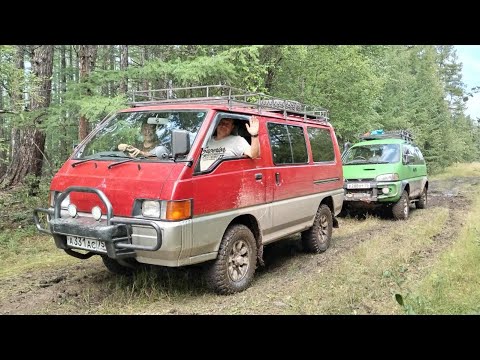 Видео: КОНЕЦ ЛЕТА.НА РЫБАЛКУ НА ДВУХ MITSUBISHI DELICA.