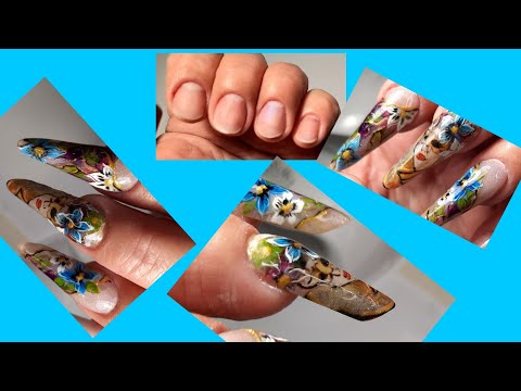 Видео: *378*1серия/Верхние Арочные/Наращивание/Самодельные слайдеры из фол../upper arched forms. Extension.