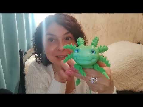 Видео: АСМР 🌸 Шепталка с конфетой 🍭 Мои покупки 💃 Новые 3 d котики 😺