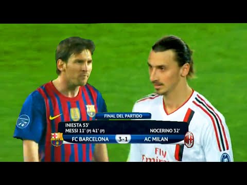 Видео: День, когда Лионель Месси показал Златану Ибрагимовичу, кто здесь главный