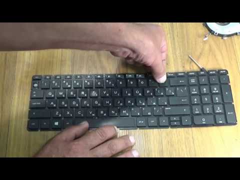 Видео: Замена клавиатуры ноутбука  HP 255g5