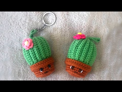 Видео: АМИГУРУМИ |  брелок кактус 🌵( Как сделать? )