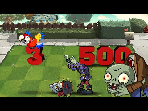Видео: 500 тонн PvZ Дичи (Часть 3). Даже зомби теряют головы от такого количества дичи.