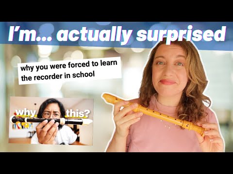 Видео: Профессионал, играющий на блокфлейте, реагирует на «Ответ в процессе»: почему вас заставляли учит...