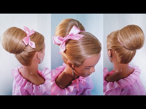 Видео: 🌸 Прическа на выпускной в садик 🌸 Гладкий Высокий Пучок 🌸  Elegant High Chignon 🌸 LOZNITSA