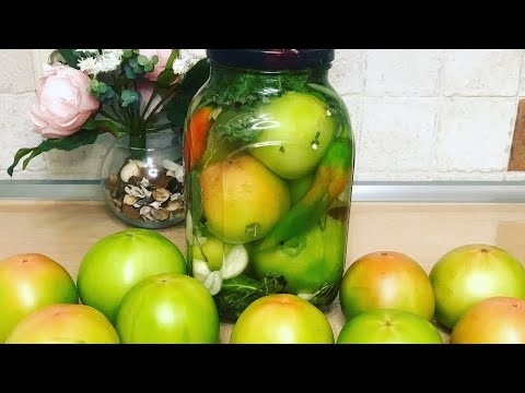 Видео: «СОЛЕНЫЕ, КВАШЕНЫЕ ЗЕЛЕНЫЕ ПОМИДОРЫ»  Простой рецепт восхитительных помидор, ядреные как из бочки.