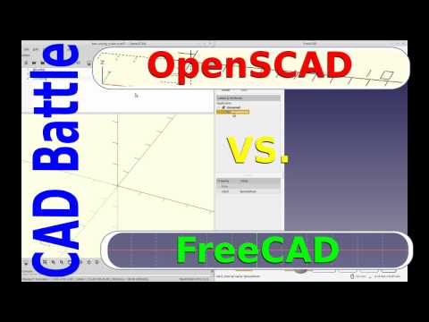Видео: Битва САПР — OpenSCAD против FreeCAD
