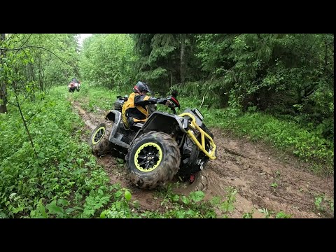 Видео: На квадроцикле AODES с новой лодкой и мотором М-630 Ставмаш