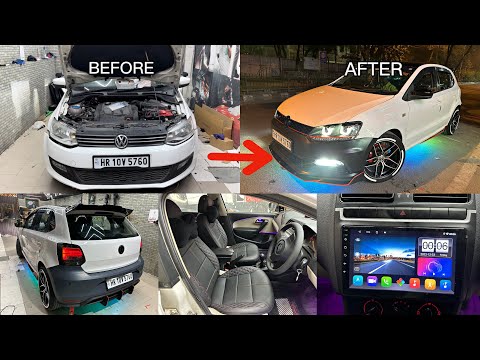 Видео: Polo 2013 модифицированный | Обвес для Polo | модифицированные фонари для Polo | переделка старог...