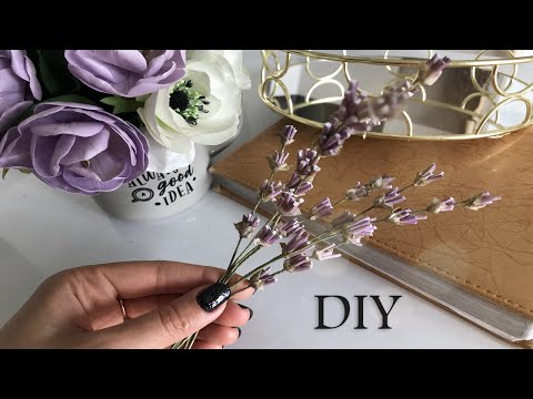 Видео: Лаванда из фоамирана | DIY | Lavender from foam